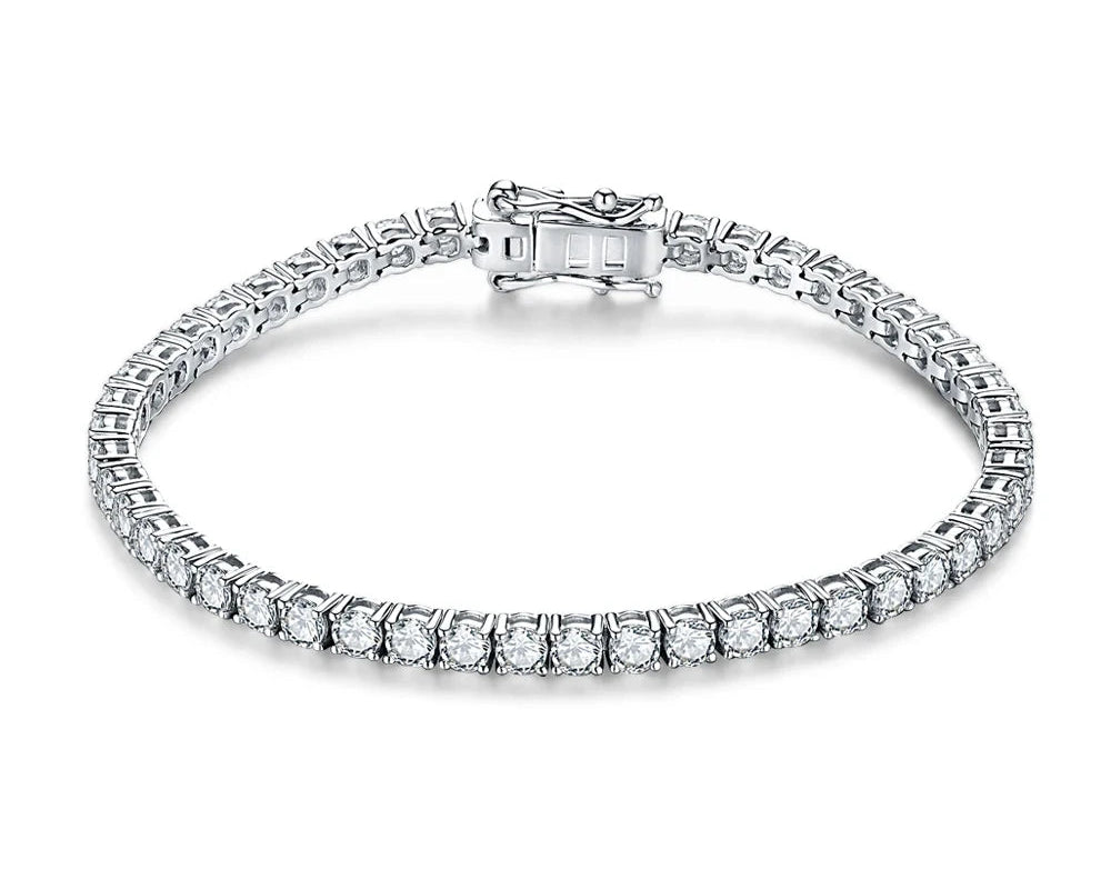 White Gold Tennis Bracelet
