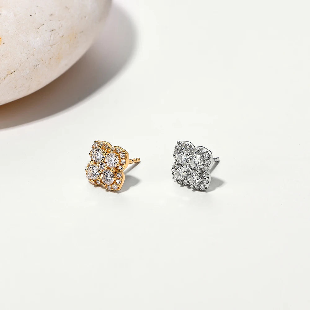 Moissanite Diamond Earrings