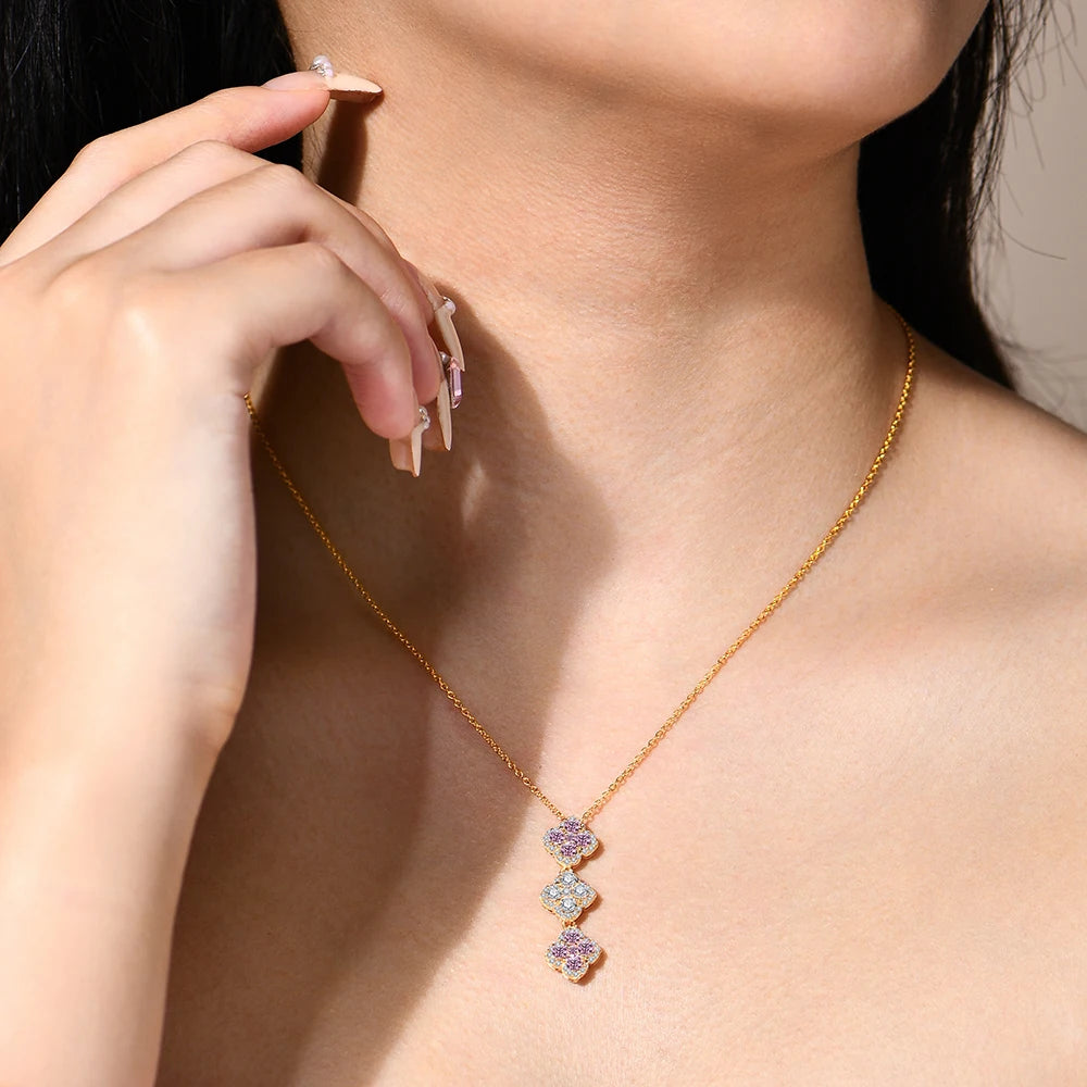 Moissanite 925 Sterling Silver Pendant