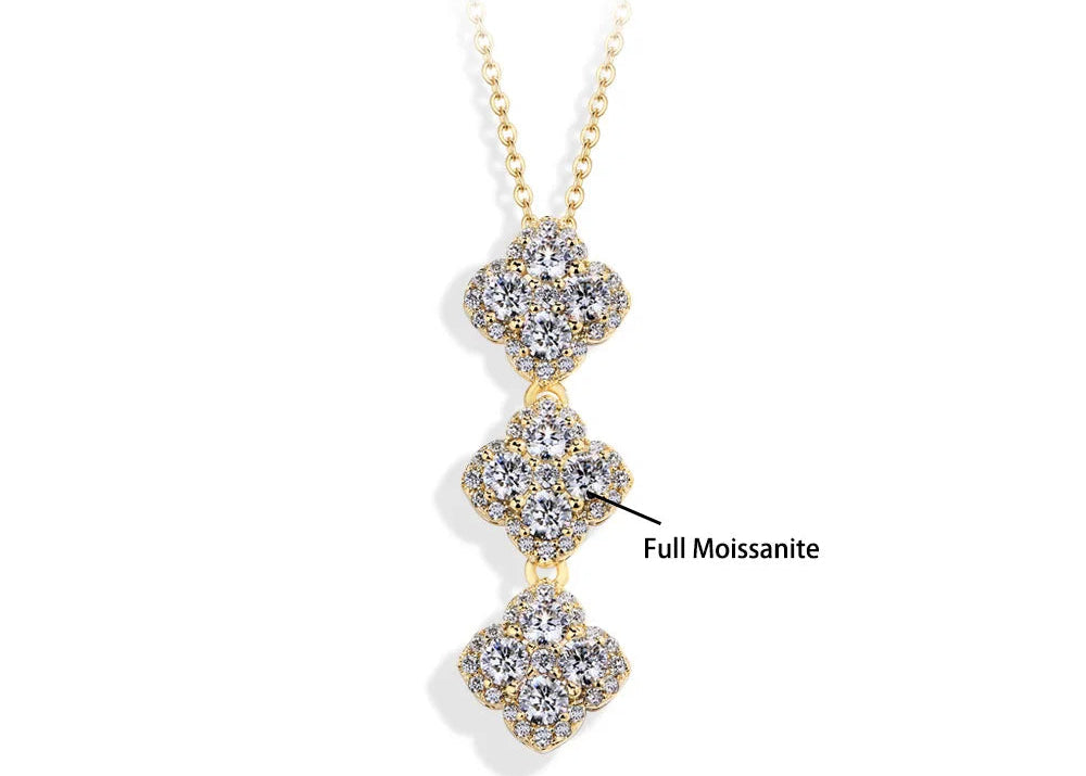 Moissanite 925 Sterling Silver Pendant