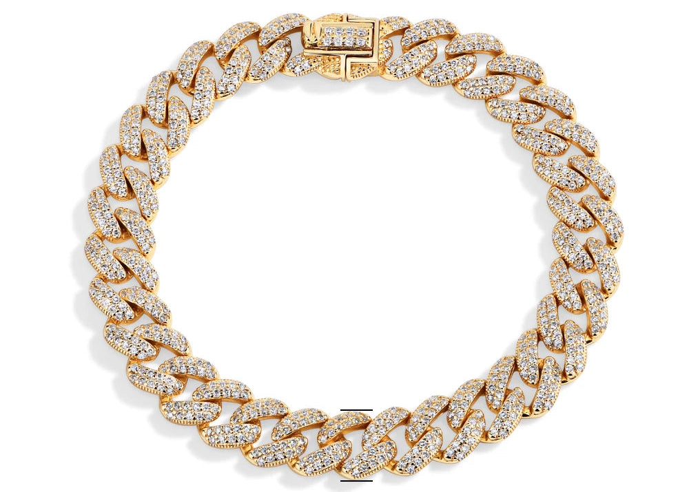 Moissanite Cuba Chain