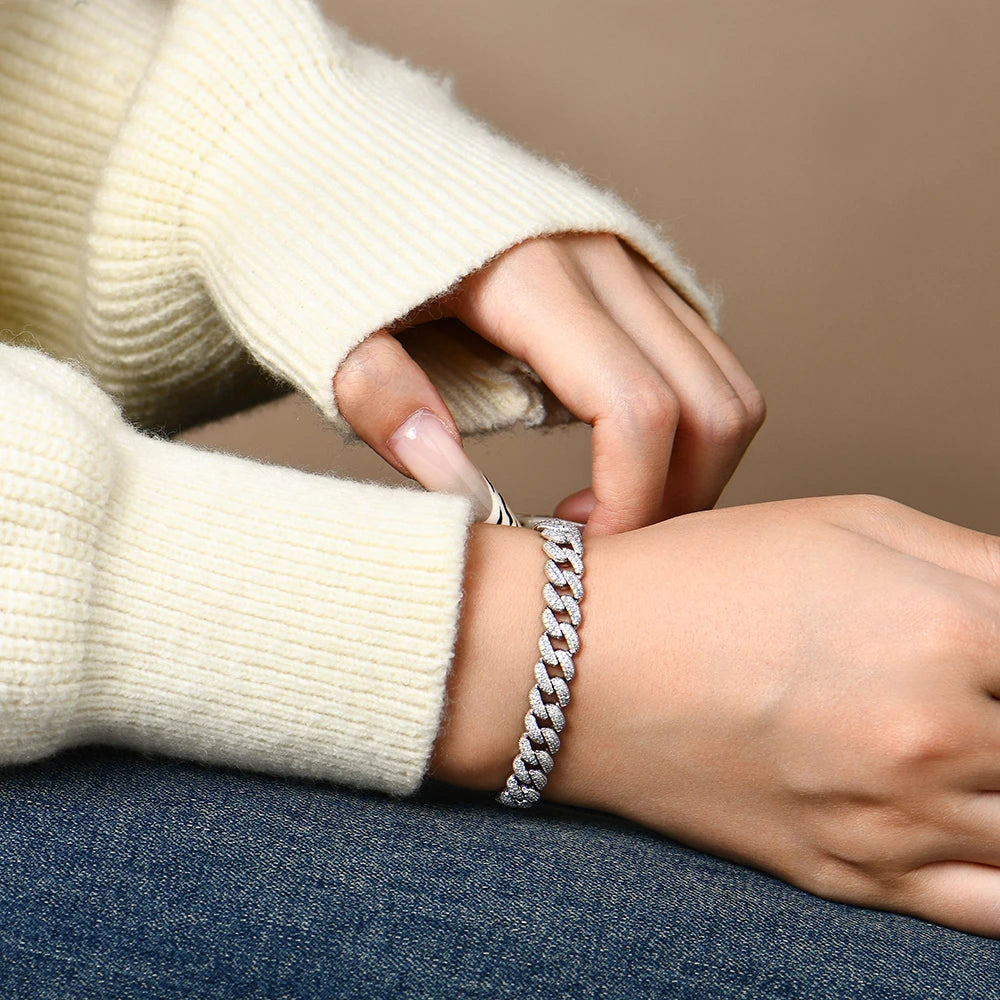 Moissanite Cuba Chain