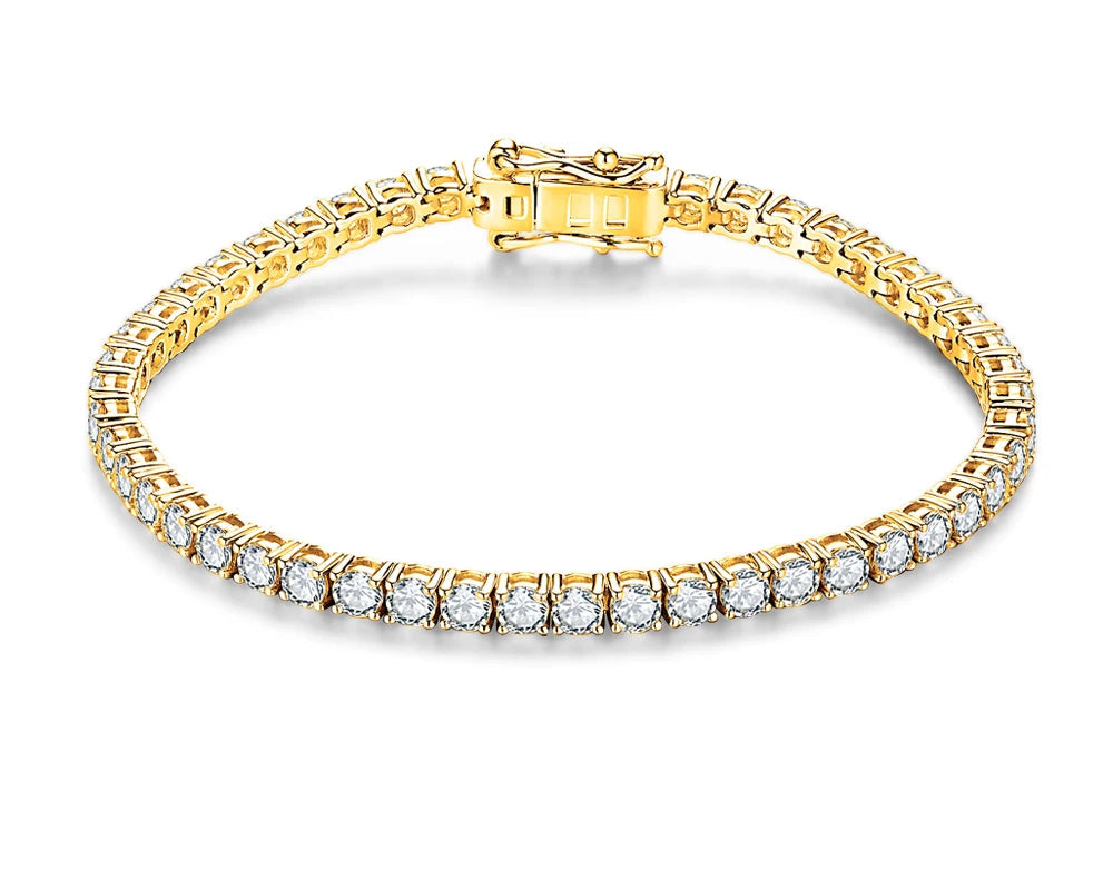 White Gold Tennis Bracelet