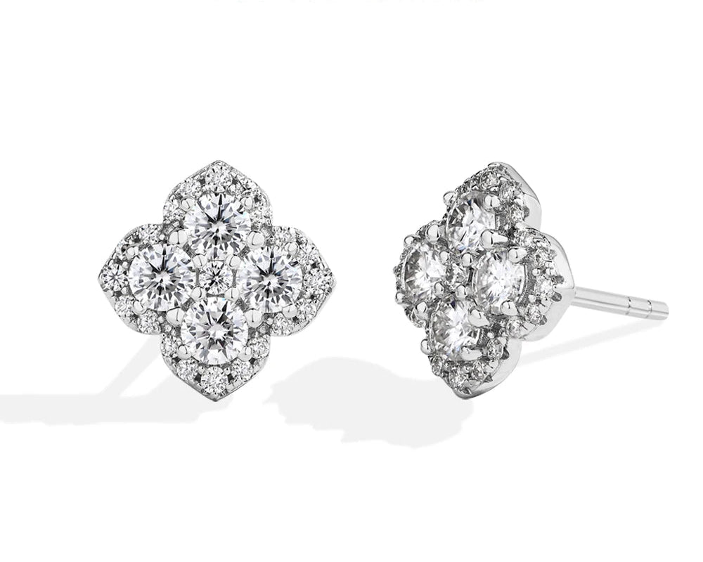 Moissanite Diamond Earrings