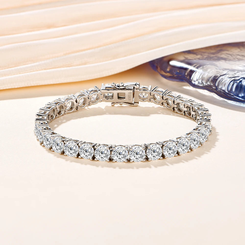 White Gold Tennis Bracelet