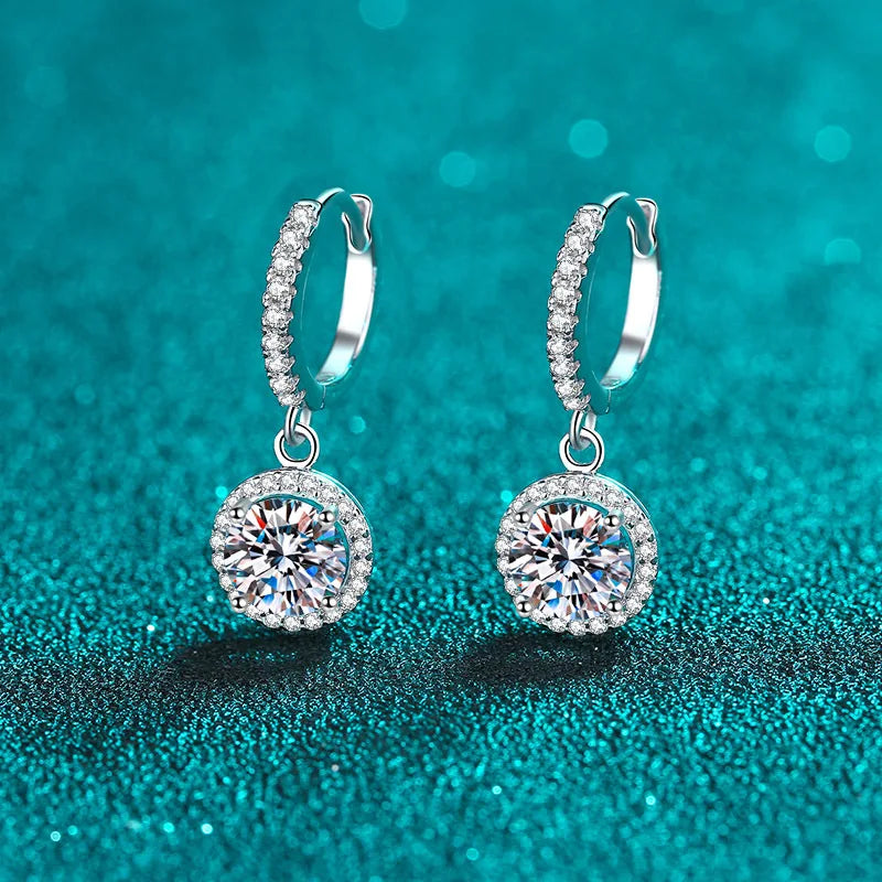 6.5mm 2ct Moissanite Earring