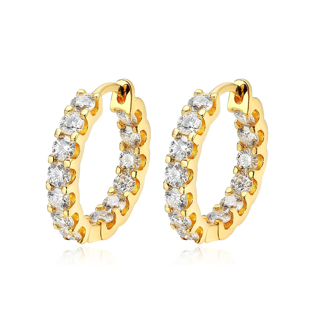 2.6ct Moissanite Earring Hoops