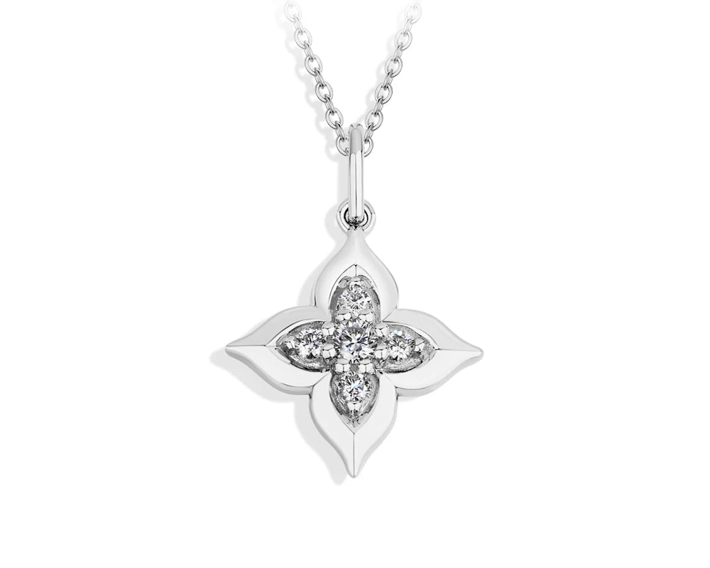 Round Cut Moissanite Necklace