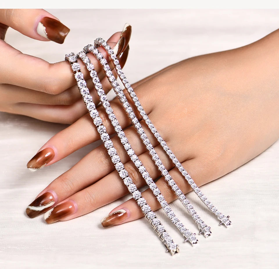 White Gold Tennis Bracelet