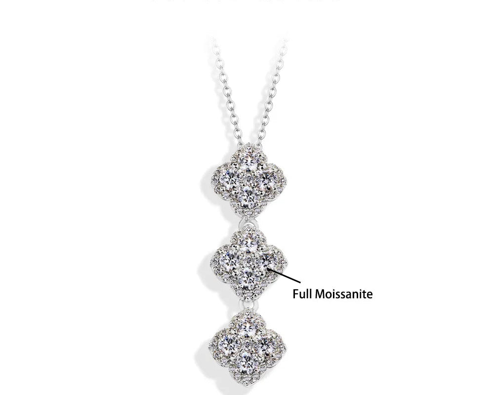 Moissanite 925 Sterling Silver Pendant